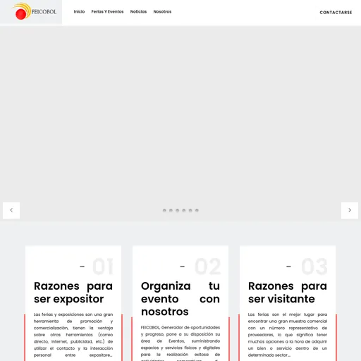 Screenshot de FEICOBOL — Feria Internacional de Cochabamba