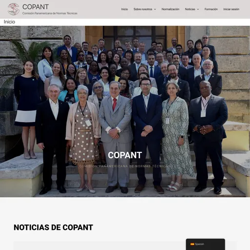 Screenshot de COPANT