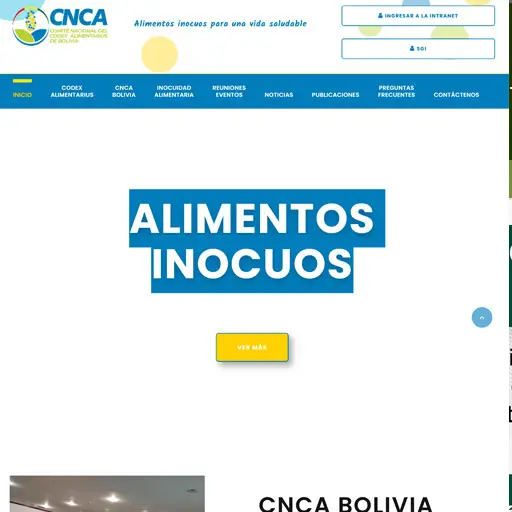 Screenshot de CNCA