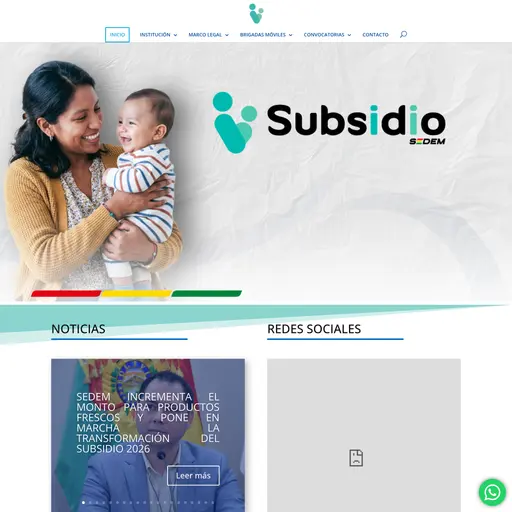 Screenshot de Subsidio